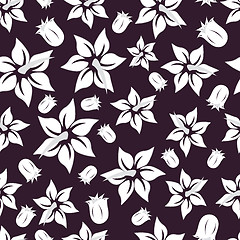 Image showing seamless floral pattern