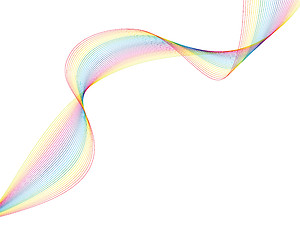 Image showing colourful lines