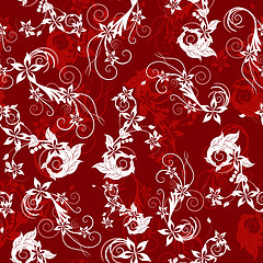 Image showing seamless floral pattern