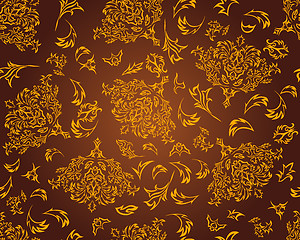 Image showing seamless floral pattern