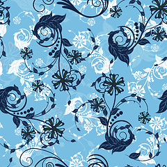 Image showing seamless floral pattern