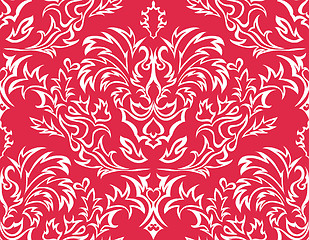 Image showing seamless damask pattern