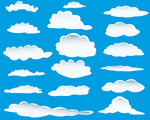 Image showing different clouds