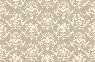 Image showing seamless damask pattern