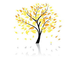 Image showing autumn tree