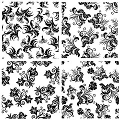 Image showing seamless floral pattern