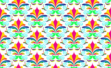 Image showing seamless damask pattern