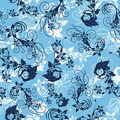 Image showing seamless floral pattern