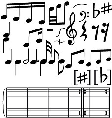 Image showing note set