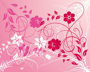 Image showing floral background