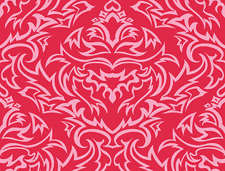 Image showing seamless damask pattern