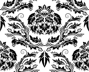 Image showing seamless damask pattern