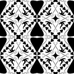 Image showing seamless floral pattern