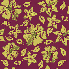 Image showing seamless floral pattern