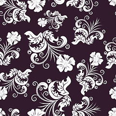 Image showing seamless floral pattern