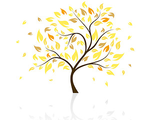 Image showing autumn tree