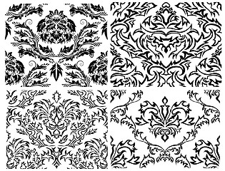 Image showing seamless damask pattern