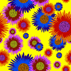 Image showing seamless floral pattern