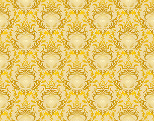 Image showing seamless damask pattern