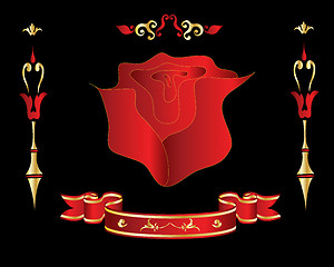 Image showing gothic rose