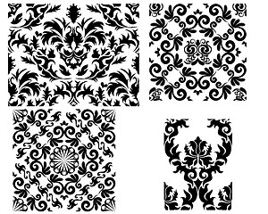 Image showing seamless damask pattern