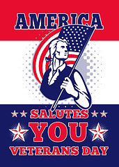 Image showing American Patriot Memorial Day Poster Greeting Card