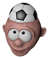 Image showing soccer fan