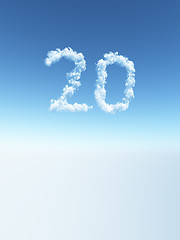 Image showing cloudy twenty