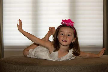 Image showing Playful, happy child posing.