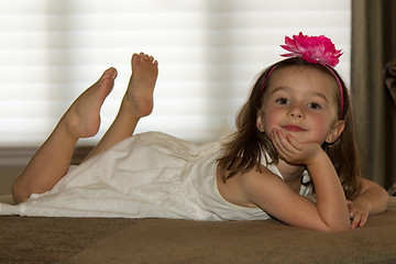 Image showing Beautiful, happy child posing