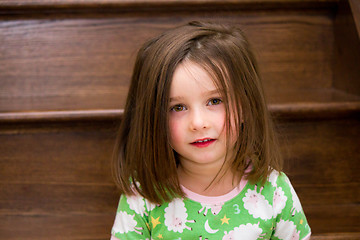 Image showing Beautiful child posing