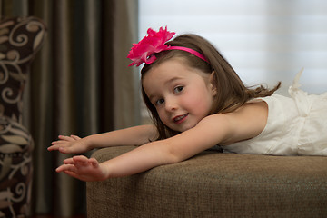 Image showing Playful, happy child posing.