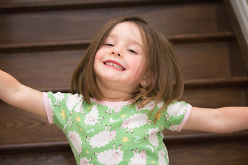 Image showing Beautiful, happy child posing