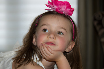 Image showing Beautiful, happy child posing