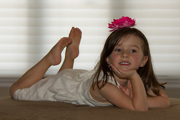 Image showing Beautiful, happy child posing