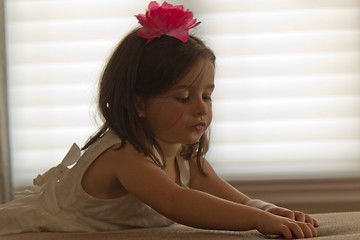 Image showing Beautiful child posing