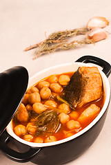 Image showing Spanish chickpea stew