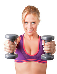 Image showing Woman Working Out