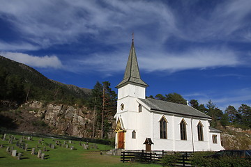 Image showing Church at Kjelkenes, Bremanger