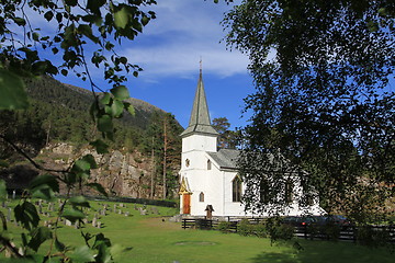 Image showing Church at Kjelkenes, Bremanger