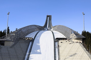 Image showing The new Holmenkollen skijump arena