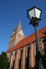 Image showing The St Marien Cathedral in Barth