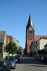 Image showing The St Marien Cathedral in Barth