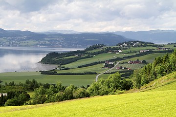 Image showing Farm landscape from middle Norway