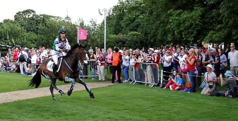 Image showing Eventing rider