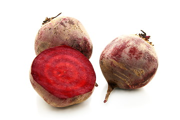 Image showing Fresh red beets. 