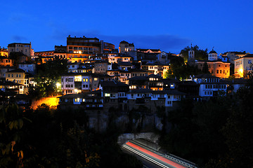 Image showing Night View of Veliko Tarnovo
