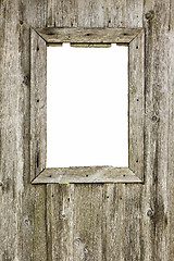 Image showing old wooden frame