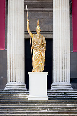 Image showing golden statue