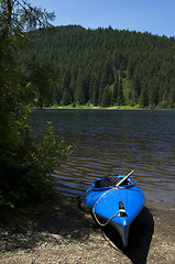 Image showing Kayak on the Lakeshore